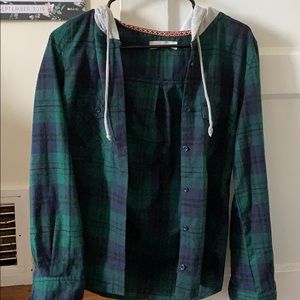 Hooded flannel!!